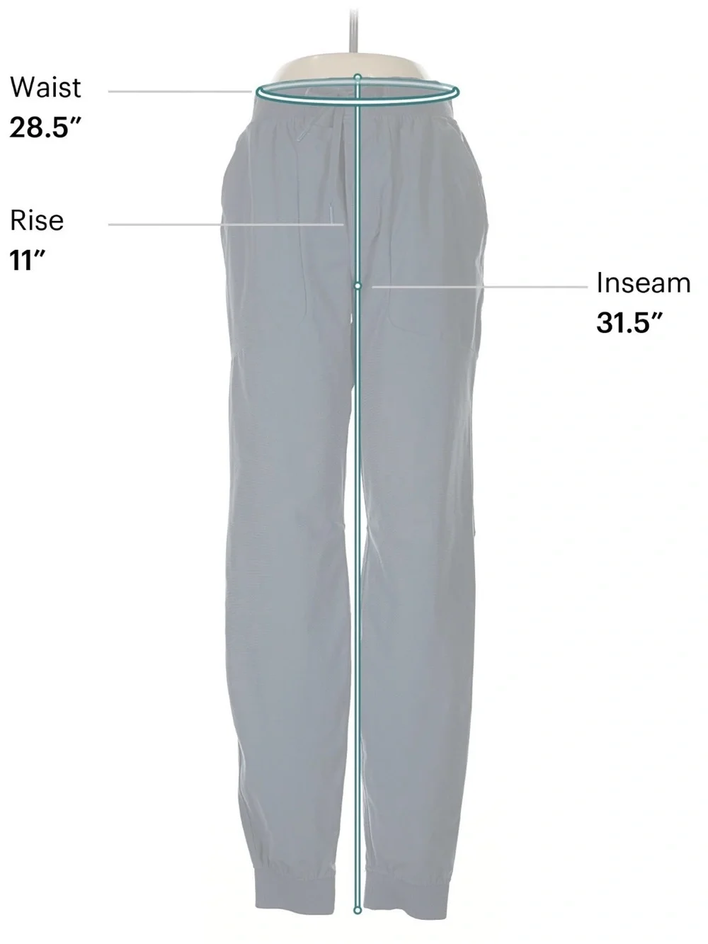lululemon athletica Women’s Jogger Scub Pants in Dark Teal Blue